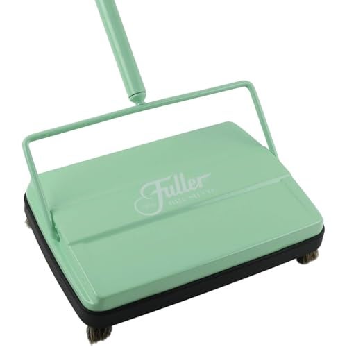 Fuller Brush 17029 Electrostatic Carpet & Floor Sweeper - 9" Cleaning Path - Lightweight - Ideal for Crumby Messes - Works On Carpets & Hard Floor Surfaces - Fresh Mint - Image 1