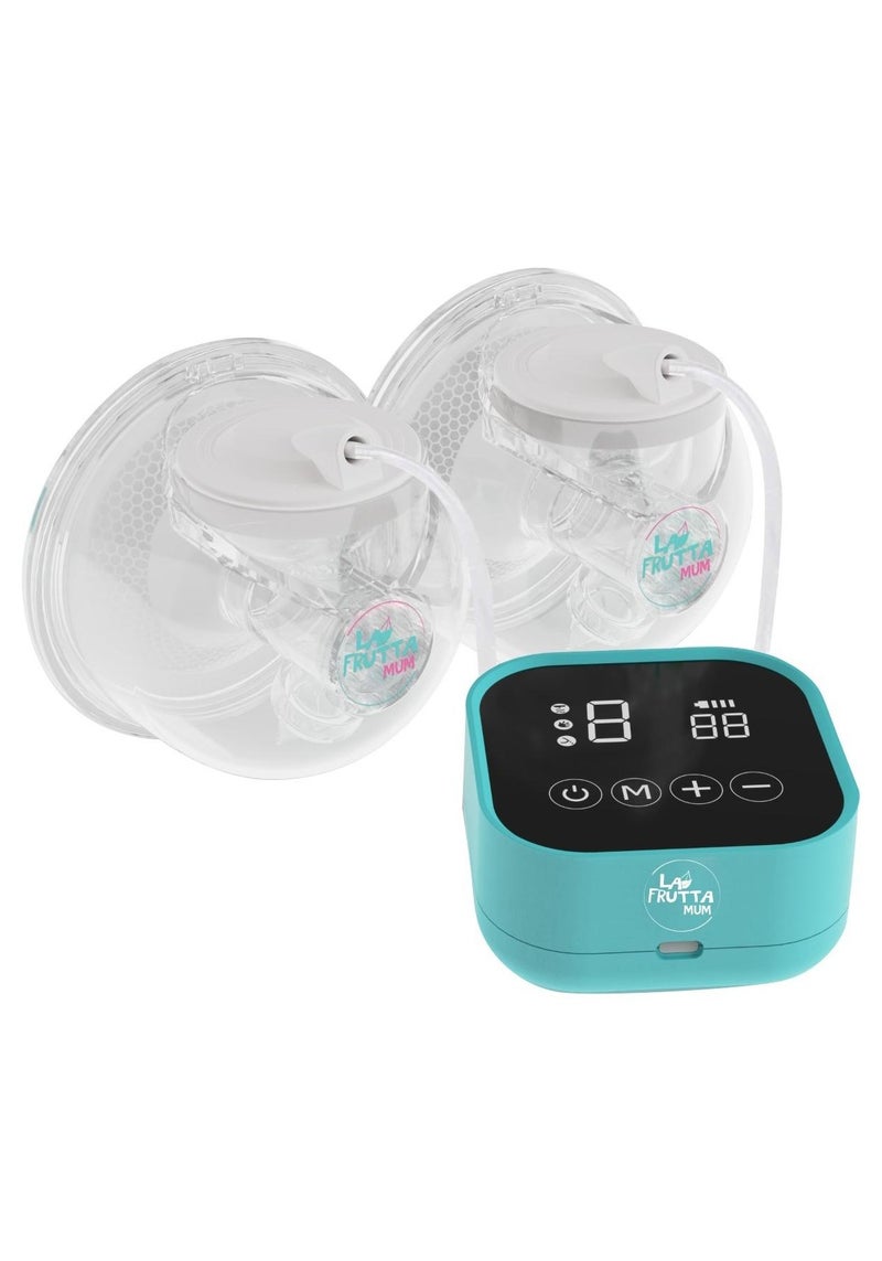 لا فروتا لافروتا شفاط ثدي مزدوج قابل للارتداء بطاريه +210 ملي*2 + اكياس حليب