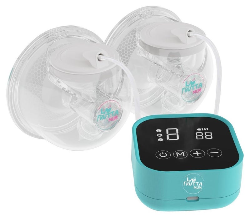 لافروتا شفاط ثدي مزدوج قابل للارتداء بطاريه +210 ملي*2 + اكياس حليب