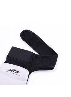 DUNISO Taekwondo Sparring Gloves Hand Foot Protectors Half Finger Value Set for Boxing Kickboxing Premium Wrist Wraps Ankle Grar Support Fit Men Women Kids Training  - Image 4