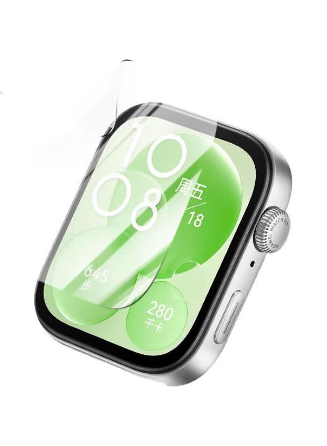 Wei Qiantu Weiguan Image [Three-Piece Set] Suitable For Huawei Watch Fit 3 Watch Film Watch Protector Smart Watch Protective Film Non-Tempered Film Full Screen Coverage Anti-Fingerprint - Image 2