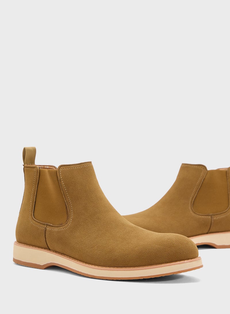 Robert Wood Suede Chelsea Boots  - Image 4