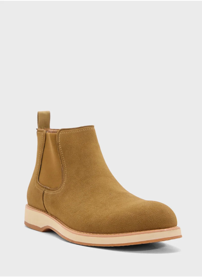 روبرت وود Suede Chelsea Boots