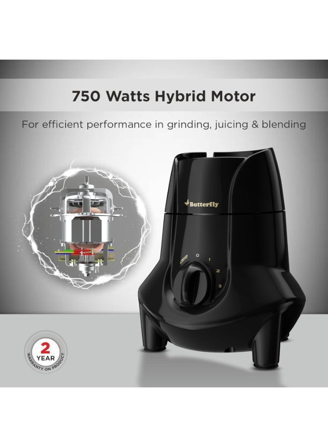 باترفلاي Butterfly Jet Elite Plus Mixer Grinder, 750W, 5 Jars, Grey - Image 3