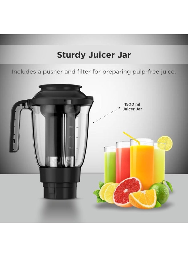 باترفلاي Butterfly Jet Elite Plus Mixer Grinder, 750W, 5 Jars, Grey - Image 5