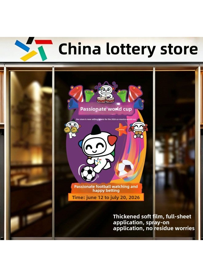 2026 World Cup Theme Scene Decoration Atmosphere Setup –Specifications: Small (40*60)   Pattern: 004 - Image 1