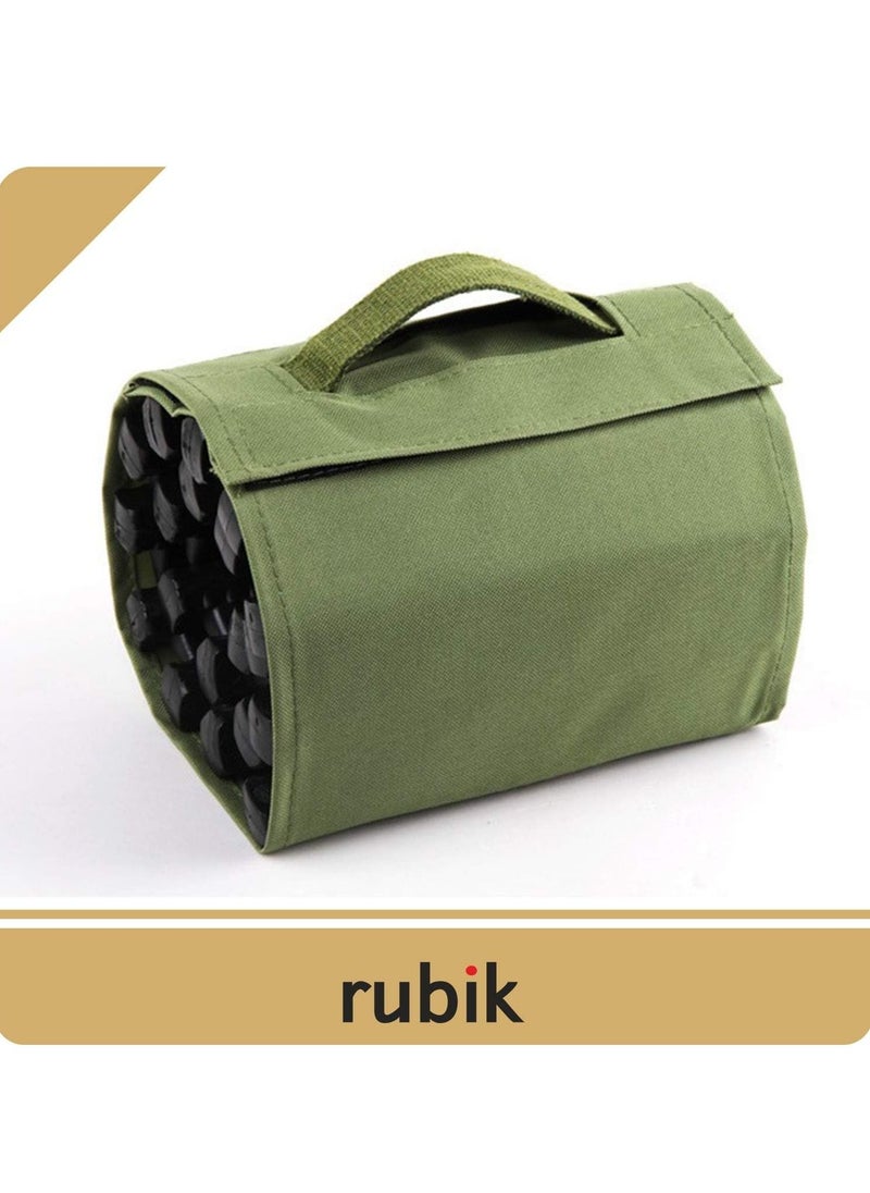 Rubik - مجموعة من 4 قطع من معدات المساعدة الذاتية المضادة للانزلاق لسيارات الدفع الرباعي وسيارات الإنقاذ والرمال والإطارات والسحب والطين والثلوج والإنقاذ في حالات الطوارئ - Image 1