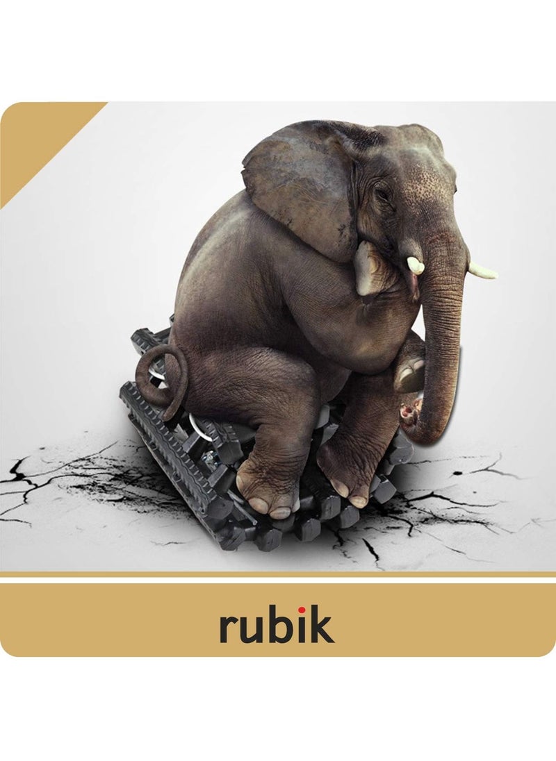 Rubik - مجموعة من 4 قطع من معدات المساعدة الذاتية المضادة للانزلاق لسيارات الدفع الرباعي وسيارات الإنقاذ والرمال والإطارات والسحب والطين والثلوج والإنقاذ في حالات الطوارئ - Image 1