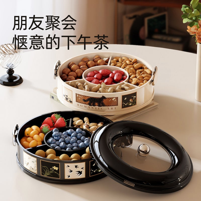 Modern Luxury Fruit Tray with Rotating Design for Living Room and Kitchen - Image 4