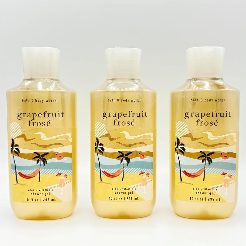 Grapefruit Frose Bath Body 3Piece Bundle Set of Three 10Ounce Shower Gels - Image 1