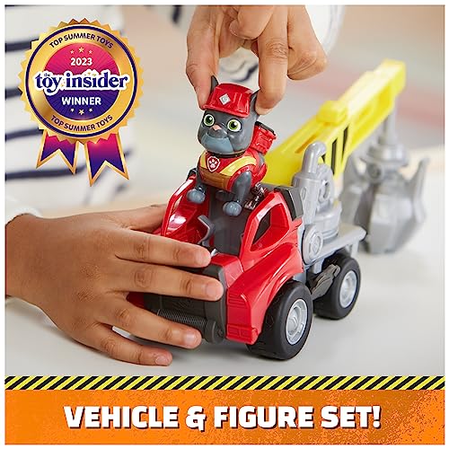Rubble & Crew, Charger’s Crane Grabber Toy Truck with Movable Parts and a Collectible Action Figure, Kids Toys for Ages 3 and Up - Image 2