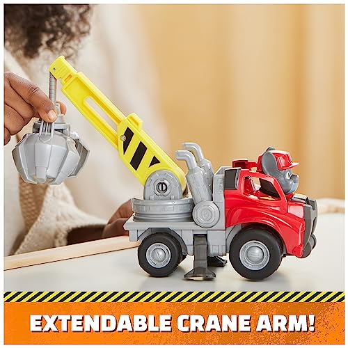 Rubble & Crew, Charger’s Crane Grabber Toy Truck with Movable Parts and a Collectible Action Figure, Kids Toys for Ages 3 and Up - Image 4