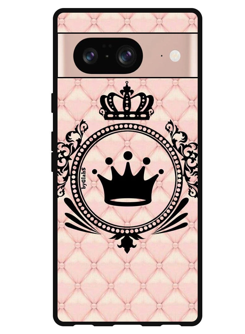 Theodor Protective Case Anti Scratch Shock Proof Bumper Cover For Google Pixel 8 Princess Crown - Image 1