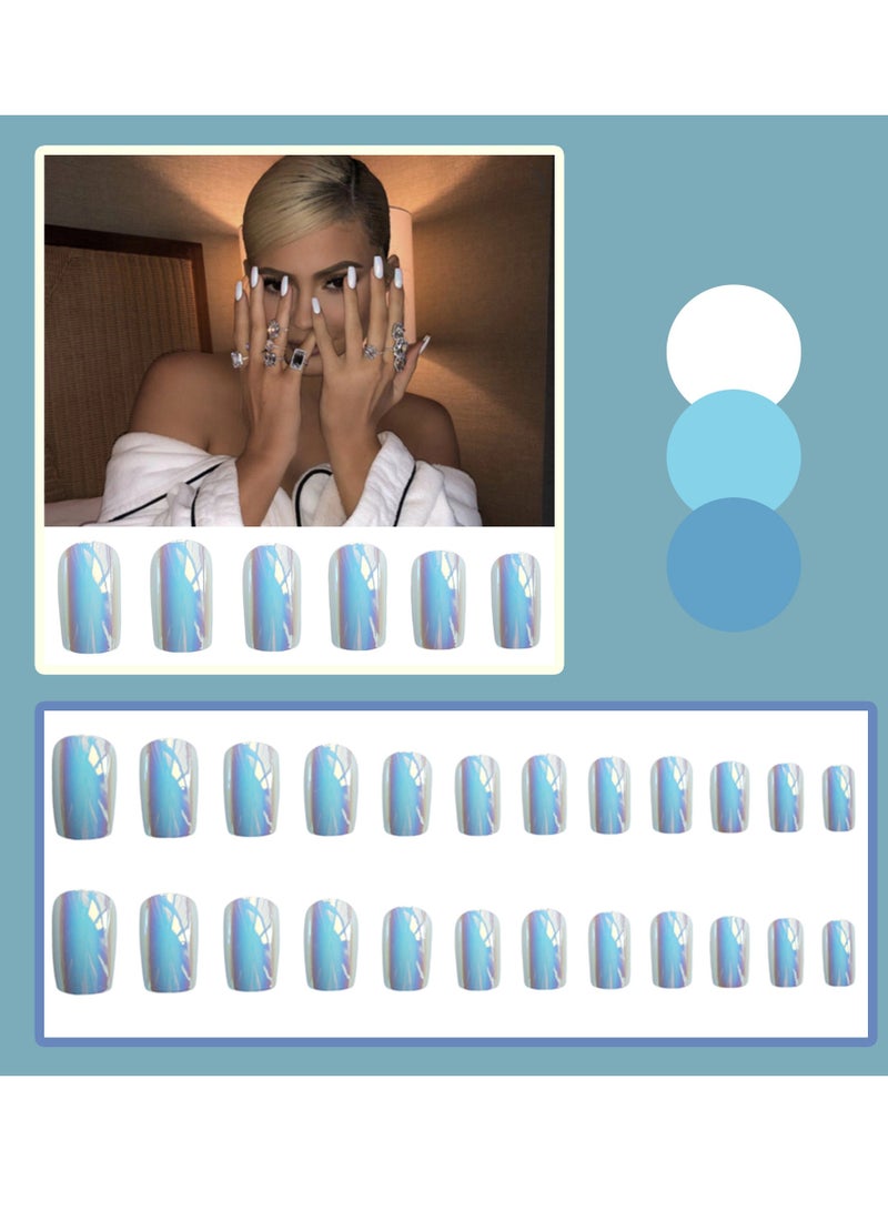 MissTiara مجموعة أظافر صناعية قابلة للارتداء مكونة من 24 قطعة - Image 1