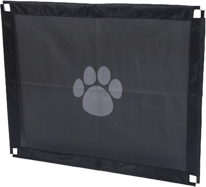 Asixxsix Pet Gate, Mesh Dog Gate for Stairs and Doorways with Thick Safety Fence for Indoor Use Multifunctional Portable for Home - Image 1
