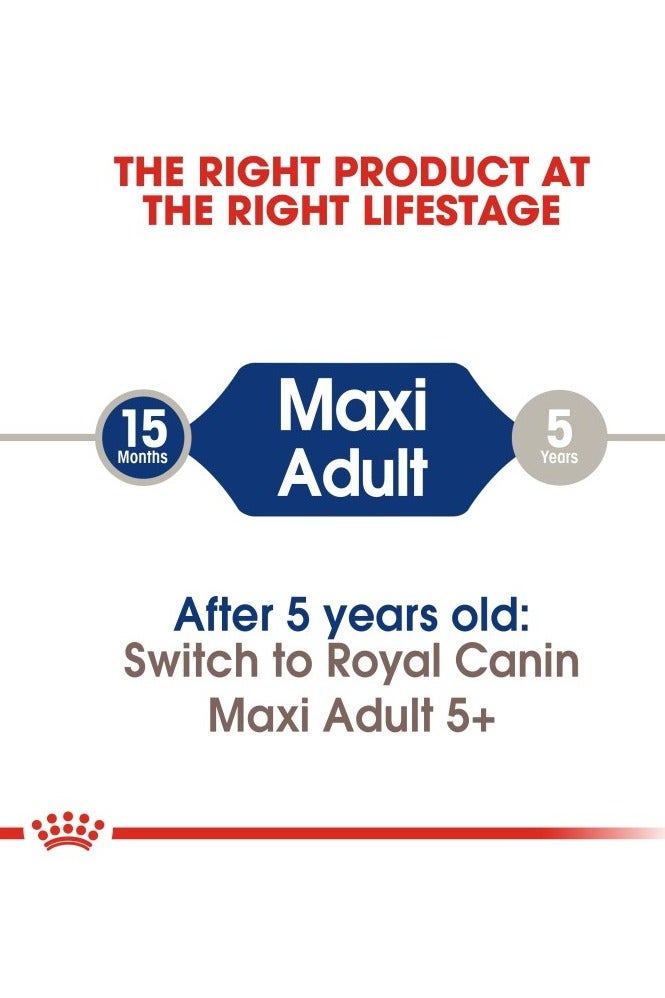 رويال كانين حجم صحة التغذية ماكسي للبالغين 4 كجم - Image 5