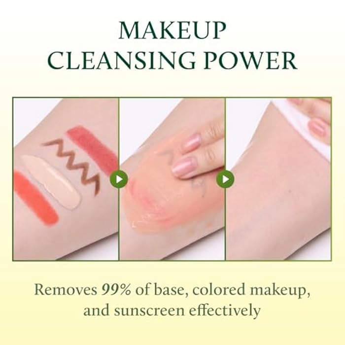 YADAH Cactus Pore Deep Cleansing Oil (6.76 Fl Oz) – Lightweight Daily Facial Cleanser & Daily Makeup Remover with Cactus Seed Oil for Pore Purifying & Balanced Skin, Double Cleansing Korean Skincare - Image 3