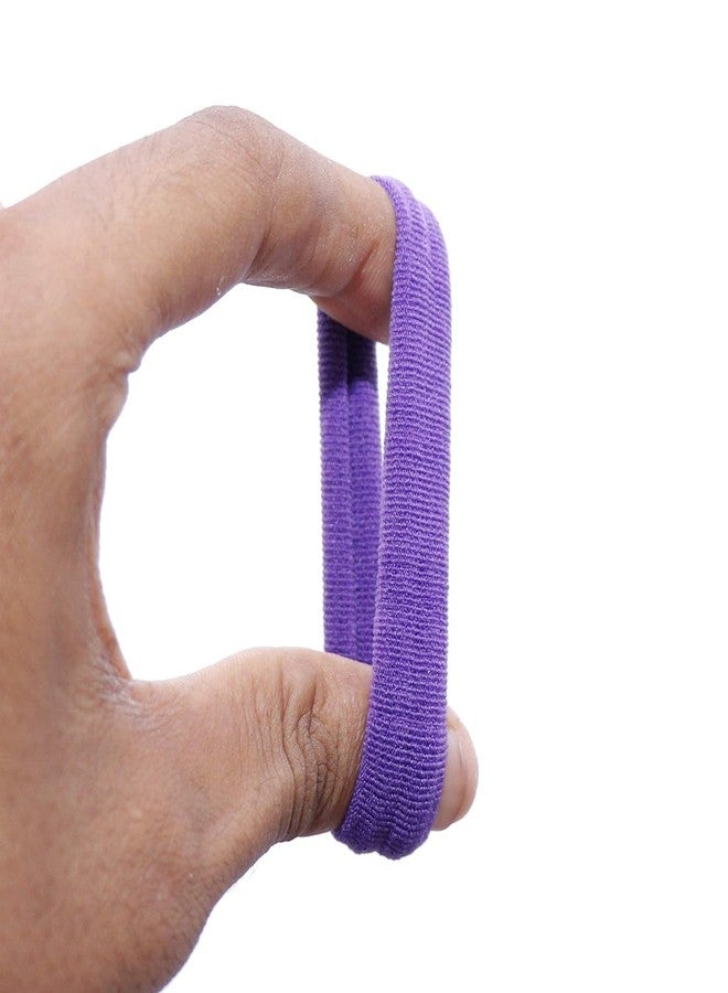Hivata Hair Rubber 30pc Hair Rubber Bands Bright & MultiColor Elastic Cotton Stretch Hair Ties. Ponytail Holders For Girls,Women,Kids 6Colors Comfortable Cotton Elastics Hair Ties Ponytail - Image 5