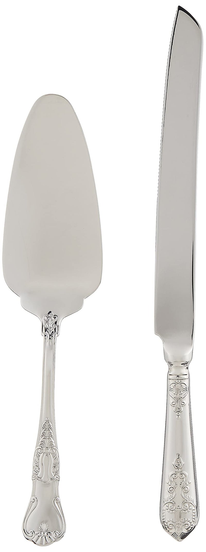 Wallace Hotel Pie Server and Cake Knife Set,Silver - Image 1