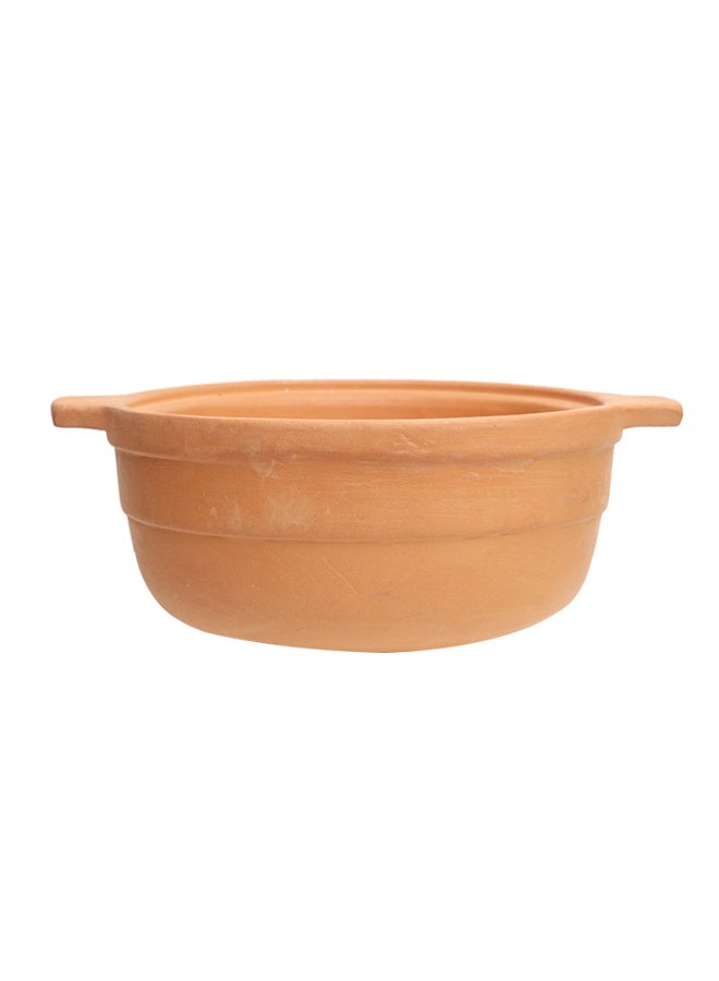 ارك قدر طهي يدوي من الطين الحراري من آرك مع غطاء | وعاء طين طبيعي للطهي البطيء، والبرياني، والكاري، والشوربات | ٣ لتر - Image 4