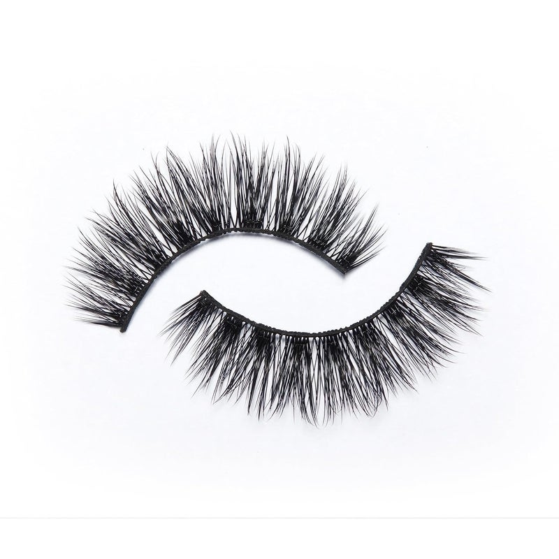 Eylure False Lashes, Luxe Silk Marquise with Adhesive Included, 3 Pair Black - Image 3