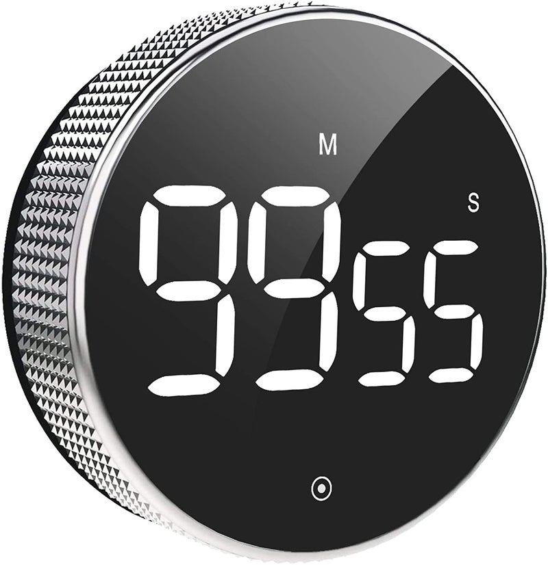 Dravizon Digital Kitchen Timer Egg Timer, 4 Inch Magnetic Kitchen Clock LED Digital Timer, Kitchen Alarm Clock Short Timer for Teachers Children and Elderly, for Home Work in The Classroom Golden - Image 1