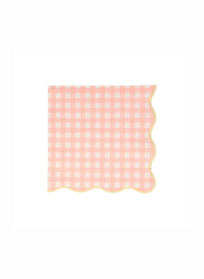 Meri Meri Gingham Large Napkins - Image 3