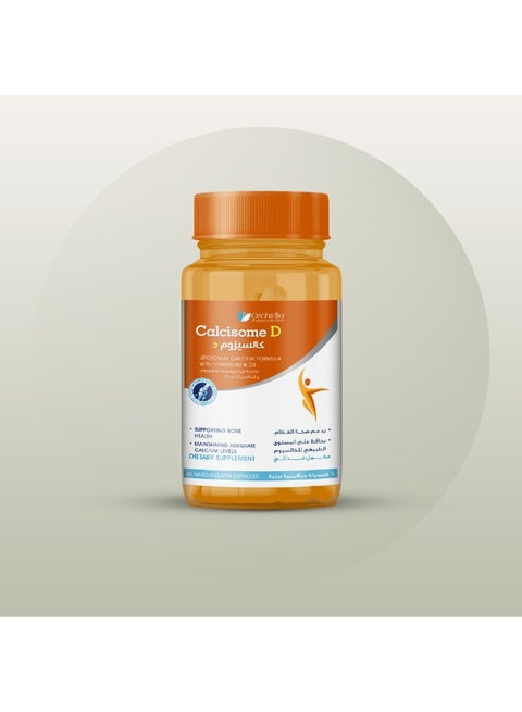 Calcisome D: High-Potency Calcium & Vitamin D Supplement for Bone Health & Immunity – 60 Caps