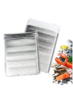 Y&D Reusable Insulation Bags Thermal Box Liners Metalized Lunch Food Shopping Bag Shipping Lining Waterproof Package (20 Pack, 8 In x 10 In)  - Image 1
