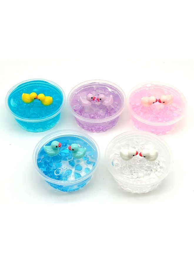 NIBEMINENT 5-Piece Fluffy Slime Clay Toy Set - Image 1