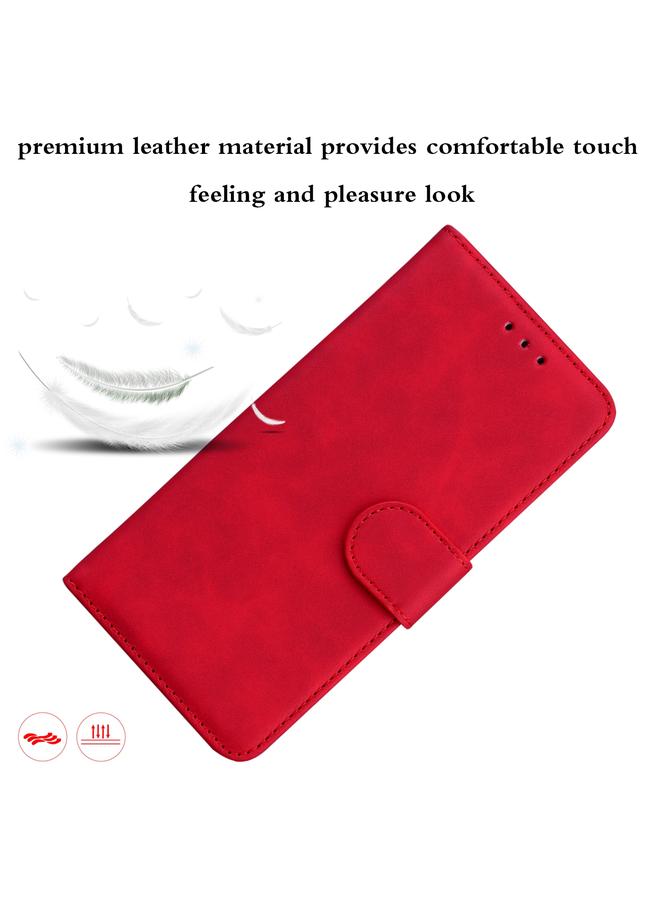 S-TOP Case For OPPO Realme 9 Pro Skin Feel Pure Color Flip Leather Phone Case - Image 5