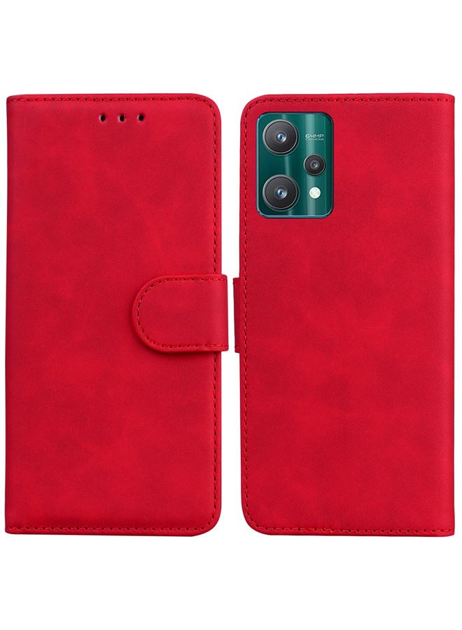 S-TOP Case For OPPO Realme 9 Pro Skin Feel Pure Color Flip Leather Phone Case - Image 1