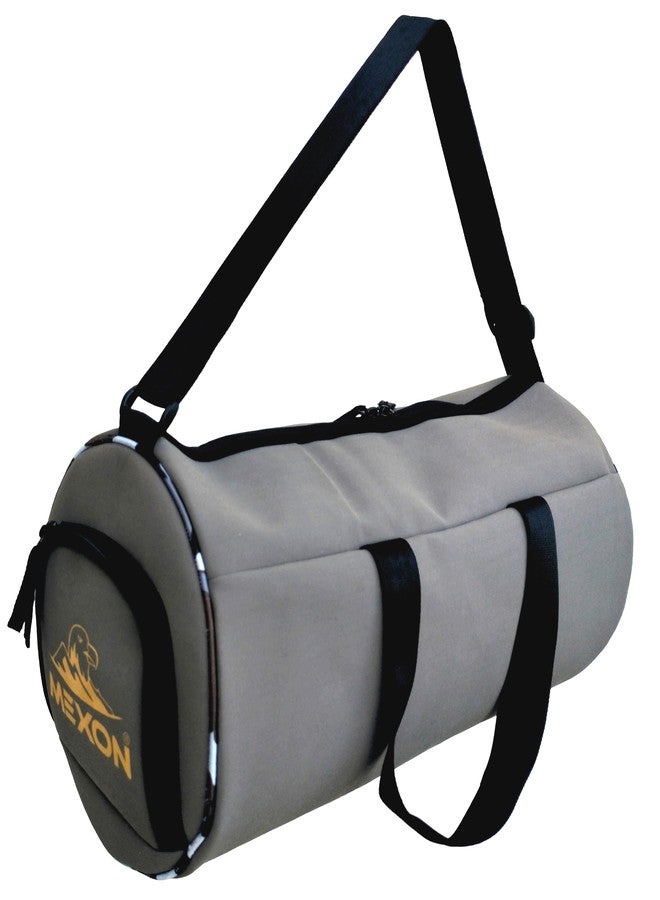 MEXON Premium Duffle/Shoulder/Gym Bag for Men & Women with Separate Shoe Compartment || Adjustable || Travel Bag || Multi-Purpose (Grey) - Image 3
