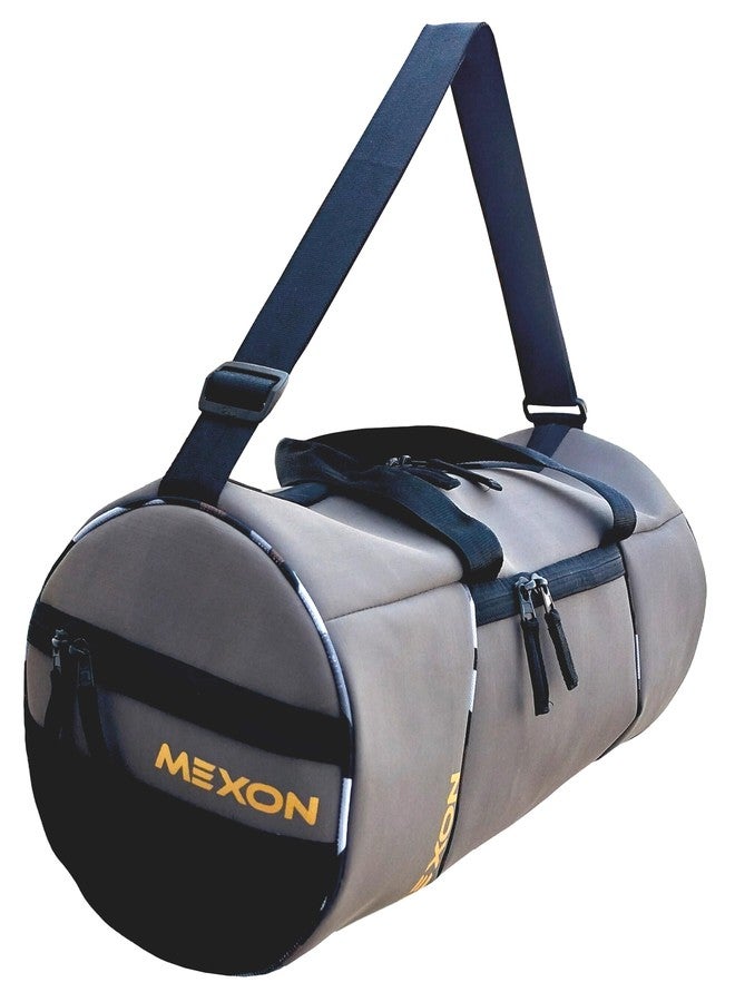 MEXON Premium Duffle/Shoulder/Gym Bag for Men & Women with Separate Shoe Compartment || Adjustable || Travel Bag || Multi-Purpose (Grey) - Image 2