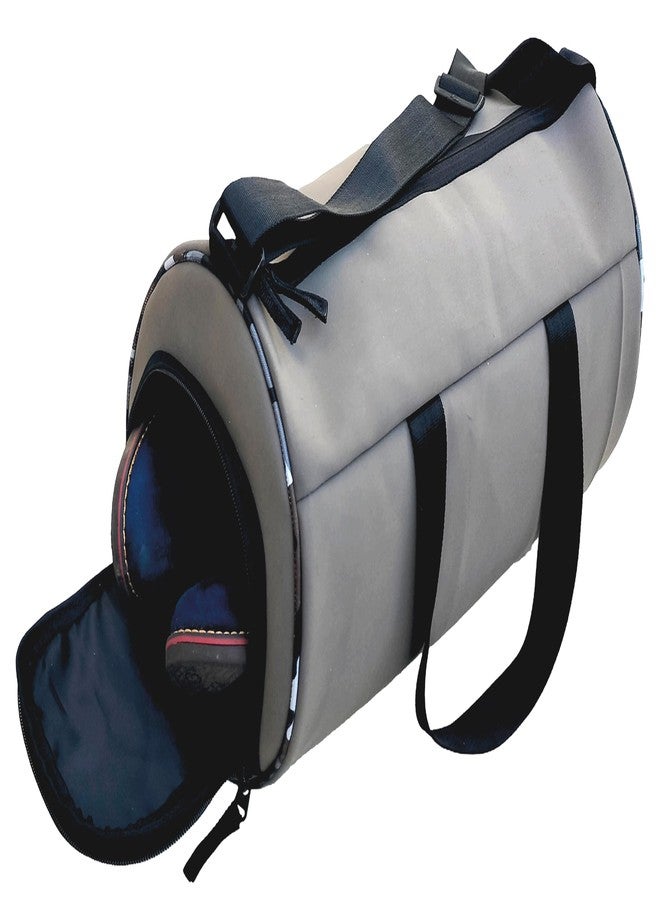MEXON Premium Duffle/Shoulder/Gym Bag for Men & Women with Separate Shoe Compartment || Adjustable || Travel Bag || Multi-Purpose (Grey) - Image 4