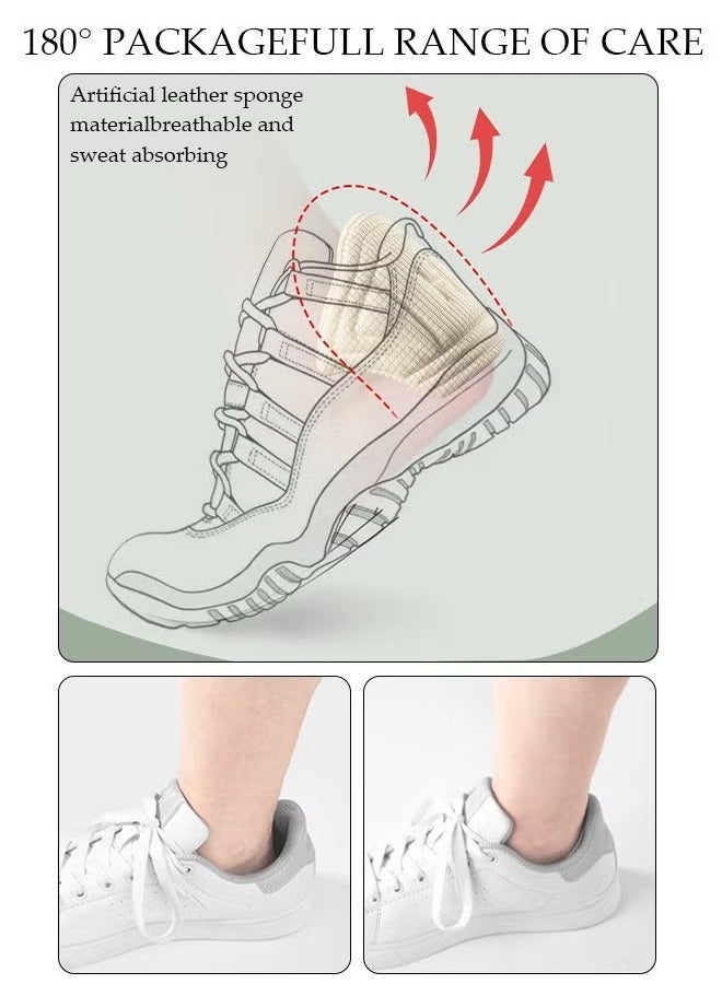 Generic Back of Heel Cushion Inserts, 6 Pieces Grips Pads for Boots, Loose Shoes Too Big, Shoe Pad Foot Sports Adjustable Anti-wear Feet Inserts Insoles Patch Protector  - Image 3