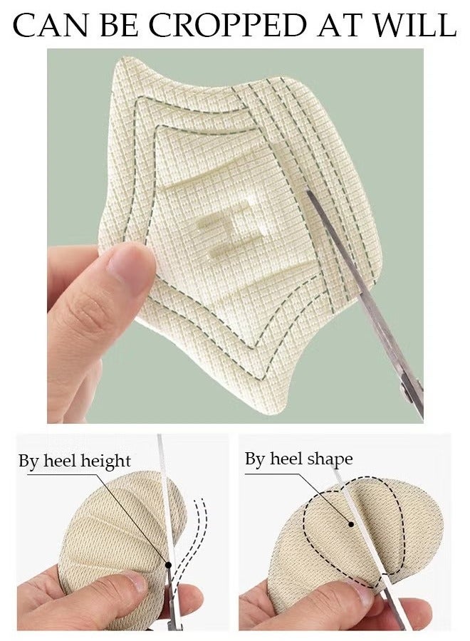 Generic Back of Heel Cushion Inserts, 6 Pieces Grips Pads for Boots, Loose Shoes Too Big, Shoe Pad Foot Sports Adjustable Anti-wear Feet Inserts Insoles Patch Protector  - Image 5