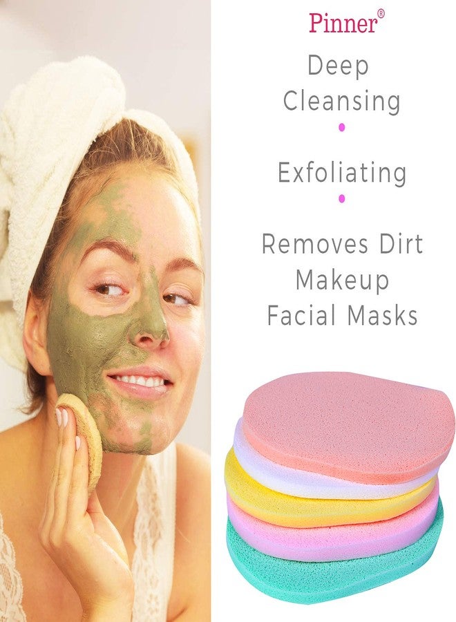 PINNER Facial Sponge Extra Soft Cleaning Facial Sponge Combo PacK Of 6 - Image 3