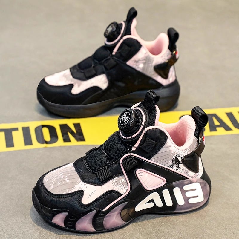 Chinese Goods Joint Name Children'S Shoes Girls Big Children'S Basketball Shoes Sports Shoes Fleece-Lined Cotton Shoes - Image 4