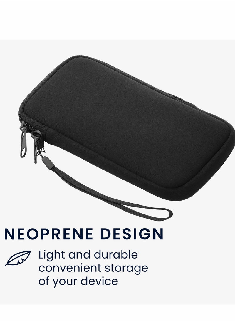Excefore phone holster Universal Cell Sleeve Mobile Bag with Zipper, Wrist Strap Neoprene Phone Pouch  - Image 3