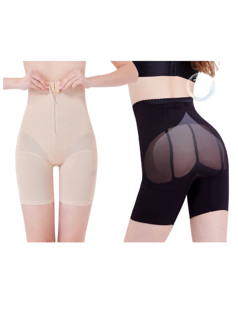 KUYING High Waisted Anti Glare Postpartum Waist Cinching And Hip Lifting Safety Pants For Body Shaping Set Of 2  - Image 1