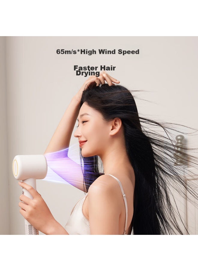 JD.com Jd Jingzao Smart High-speed Hair Dryer Air White 5 Billion Negative Ions Hair Dryer For Home Use, Quiet, High-power, Hair-friendly, Hair-protecting Electric Hair Dryer, Dormitory, Qixi Valentine's Day Gift - Image 3