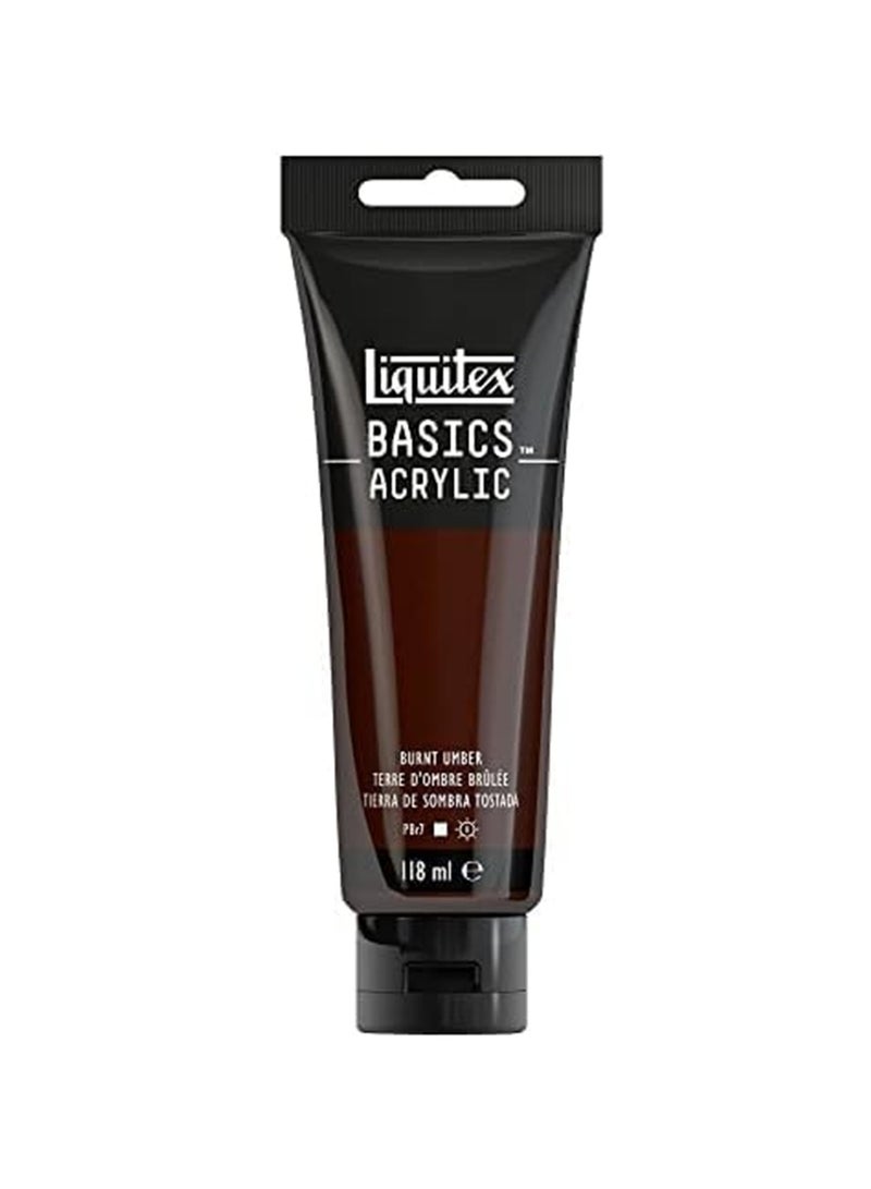 Liquitex أنبوب طلاء أكريليك أساسي 118 مل لون بني محروق - Image 1