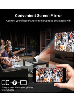 JAJEEK 4K Projector with Gaming Console | 2-in-1 Gaming Projector with 64GB Retro Games, 10000+ Classic Games, 1080P Portable Smart Projector, WiFi 6, BT 5.0, Compatible with Android, iOS, TV Box, HDMI, USB, PS4, Game Controller  - Image 4