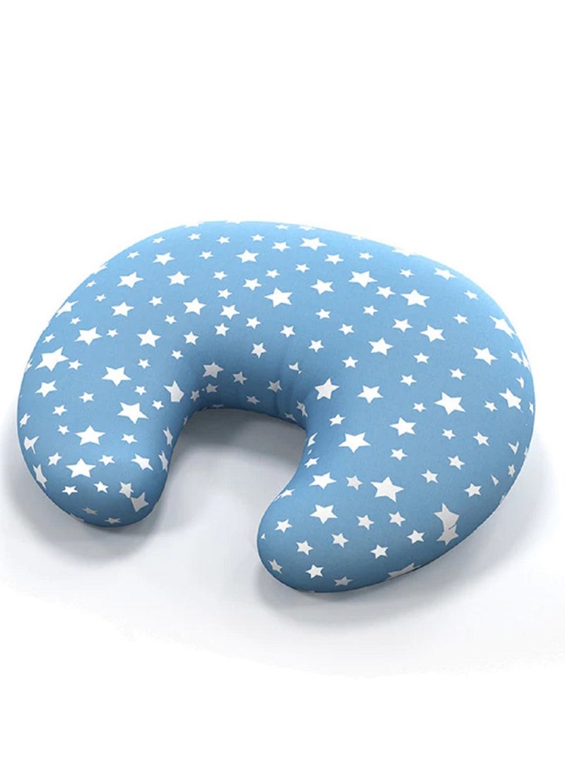 MoltyFoam Master MoltyFoam MoltyBaby Nursing Pillow Blue Comfort and Support for Mom and Baby Versatile and Ergonomic Ultimate Support for Nursing Moms - Image 1