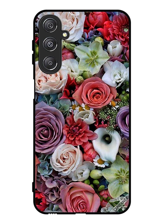 Covernex Protective Case Cover For Samsung Galaxy M34 5G Roses & Leaves Pattern - Image 1