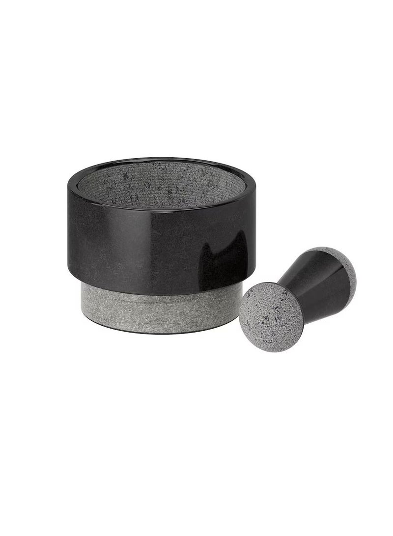 Marble Granite Pestle And Mortar Black - Image 1