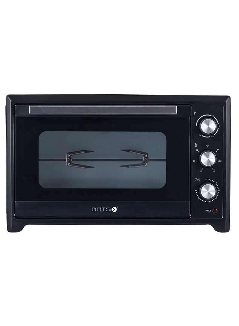 دوتس Electric oven, 45 litre capacity, single glass door 2000W, 60 minute timer with bell, adjustable temperature 100-250 degrees - Image 5