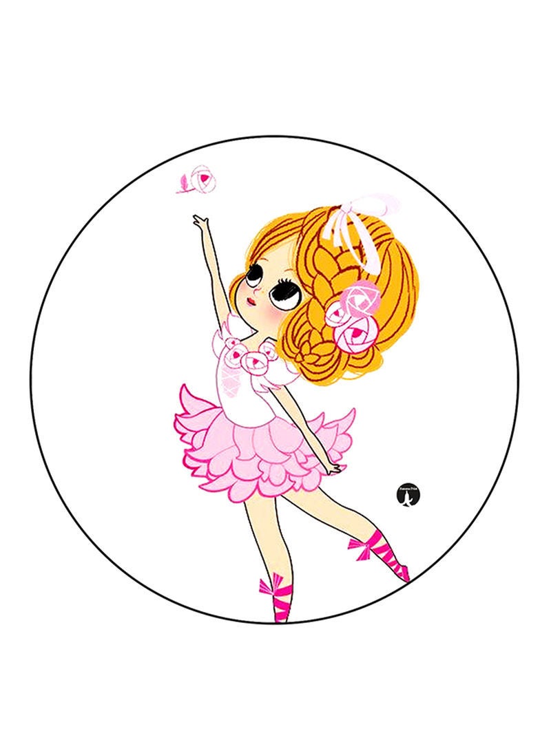 Girl Printed Mouse Pad  Multicolour