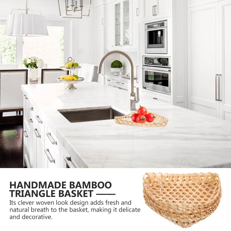 6pcs Basket Fruit Storage Basket Bread Basket Snack Baskets - Image 5